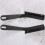 5-7 Inch Motorcycle Headlight Windshield Wind Deflector Windscreen Universal for 3