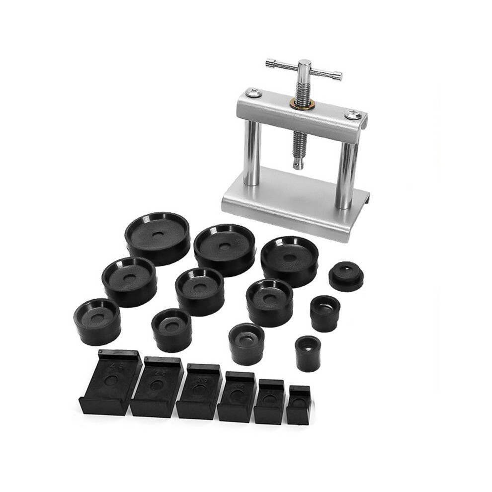 18Pcs Professional Watch Press Set Watch Back For Case Closing Tool & Fitting Dies Watch Repairing Tool Die Kit 4713601681801