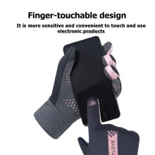 Heated Gloves Winter Full Finger Hand Warmers Electric with Three Temperature Settings USB Heated Gloves B