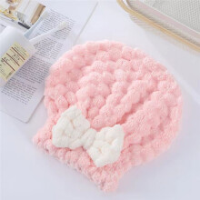 Microfiber Hair Towel Wrap for Wet Hair, Quick Dry Turban with Cute Design, Ideal for Home and Travel Use