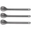 3Pcs Titanium Spoon 21.5Cm X 3.9Cm Camping Spoon Outdoor Tableware Long-Handled Titanium Spoon 1