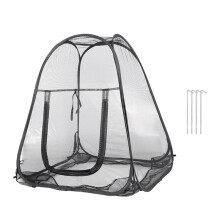 Malla Protectora para Plantas, Malla Protectora para Animales, Jaula Emergente Tipo Carpa para Plantas con 4 Estacas para Verduras y Frutas.