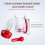 900ML Cupcake Pancake Cake Cream Cake Batter Dispenser Maker Tools Funnel Speratator Measuring Cup 5