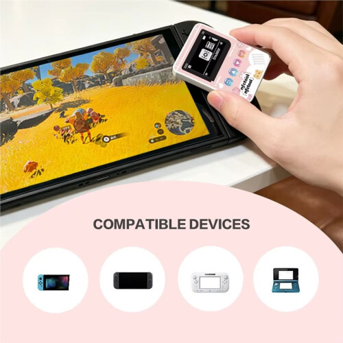 OLED Multi-Functional NFC Emulator Button Enhanced Range Type-C Charging for  for  2 for  U for 3DS A 1