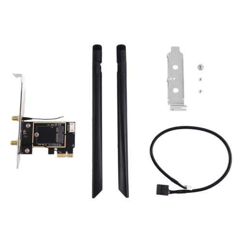 PCIE WiFi Card Adapters for Wireless Connectivitys with 2X External Antenna