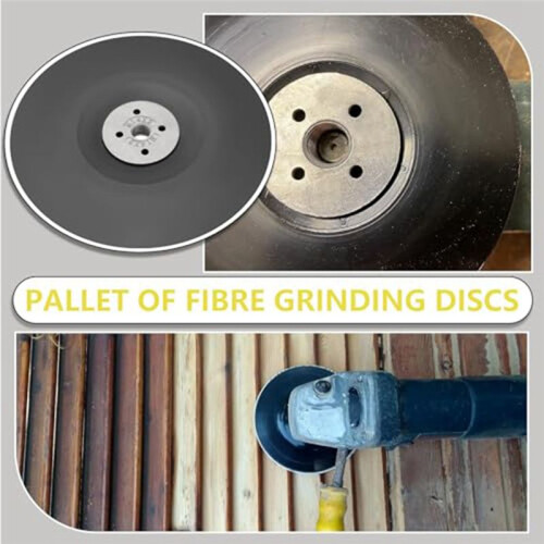 3pcs Plastic Angle Grinder Backing Pad Compatible with M14 Internal Thread Disc Sander Angle Grinder 180mm Diameter 2
