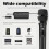 Microfone Sem Fio Recarregável de Segmento U Universal Microfone um para Dois Microfone de Mão U-Segment Home K Singer 8