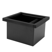 Kaffeesatz-Box, Desktop-Eingebetteter Hohler, Bodenloser Kaffeesatz-Box, Quadratischer Kaffeesatz-Eimer Aus Edelstahl