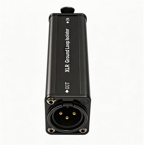 XLR-Audioisolator, Einkanal-Masseschleifenisolator, Stromgeräuschfilter, Audio-Rauschunterdrücker 1