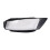 2Pair Front Left&Right Car Headlight Lens Light Cover for  A4 B8 2008-2012 3