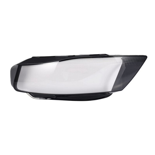 2Pair Front Left&Right Car Headlight Lens Light Cover for  A4 B8 2008-2012 2