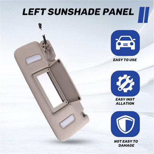 Left Sunvisor Sun Visor 22870346 for    2007-2014 Left 1