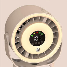 Portable USB Cooling Fan with 3 Modes 3600mAh Battery Misting Fan Small Table Fan for Kitchen Home Black