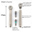 Outdoor Titanium Multi-Function EDC Tool Wrench Flathead Screwdriver Phillips Screwdriver Portable Keychain 6