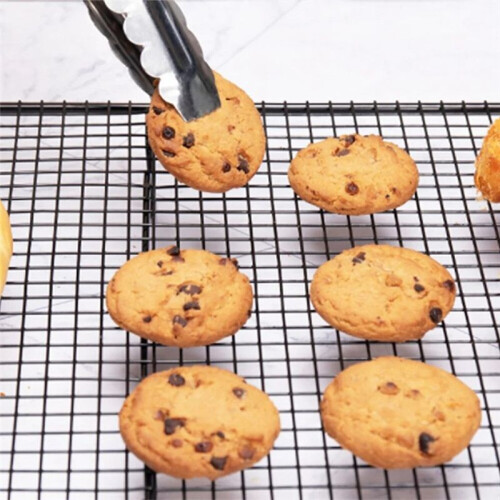 Baking- Tools Cake Cooling Rack Square Non-Stick Drying Net Cake Bread Cooling Rack 26x45x3cm 2