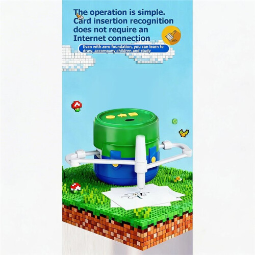 Early Educational Interactive  Painting Robot for Kids Automatic Drawing Art Enlightenment Toy Learning Gift 2