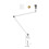 Braço de Microfone, Braço de Microfone Giratório 360, Suporte de Microfone, com Clipe de Microfone, Adaptador de 3/8 Polegadas para 5/8 Polegadas 1