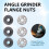 6Pcs Lock Nuts Flange for  9523 Nut Inner Outer Kit Angle Grinder Tool 2 Specifications-Toothless, Toothed 2