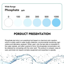 50 Stuks Fosfaatteststrips, Snelle Controle in 5 Minuten, 0-1000 Ppb Waterkwaliteitstester voor Aquarium, Zwembad, Tuin en Drinkwater