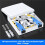 Double Port Compatible Fiber Opt Panel Box 86 Type Double Port 86 Type Wall Mount Fiber Opt Panel Box for Networking 6