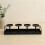 Black Metal Candle Holder Modern Multi-Candle Display for Dining, Bar Decor 8