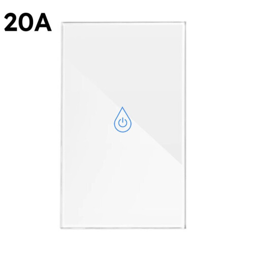 Wifi   20A Water Heater Switches Touch Panel Timer Voice Remote Control Work  Life App Control US Plug A 2