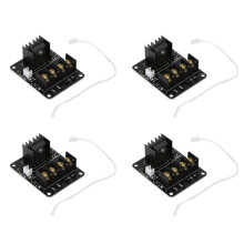 4X 3D Printer Hotbed MOSFET Expansion Module Inc 2pin Lead Anet A8 A6 A2 Compatible Black