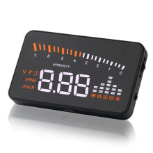 Affichage Tête Haute (HUD) pour Voiture: Compteur de Vitesse, Température de L'Eau, Ordinateur de Bord Numérique, Projecteur de Pare-Brise,