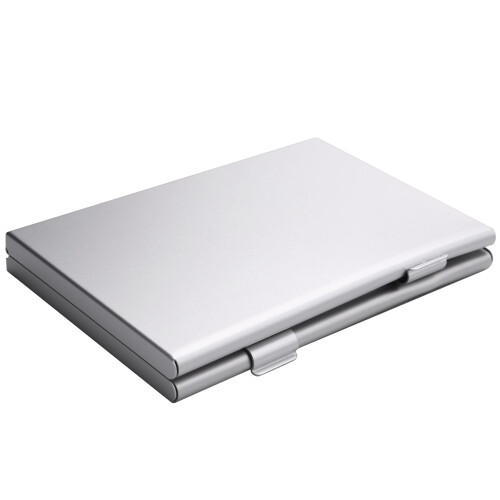 Aluminum Memory Card Case Box Holders For 24pcs TF Micro- Card color random 1