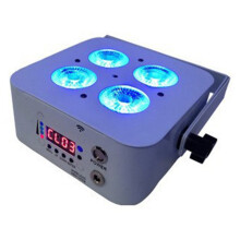 LED 4x18W RGBWA UV 6IN1 Farb-Akku-LED-PAR-Scheinwerfer, Kabelloser -Akku-Partyscheinwerfer, 2,4-GHz-Funk