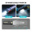 180 Rotating  LED Work Light Dual  Magnetic Flashlight USB-C Rechargeable Keychain Light 5