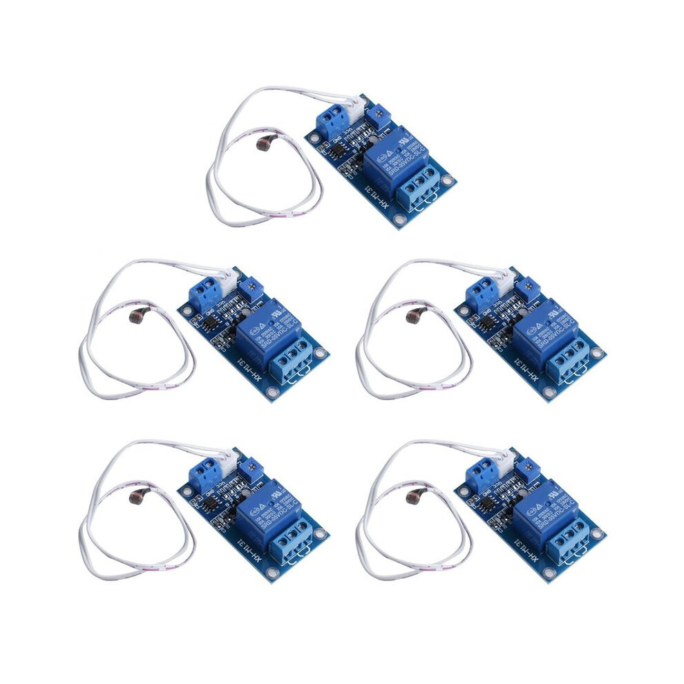 5X 12V Control Photoresistor Relay Module Detection Sensor Xh-M131 Light 6032542265436