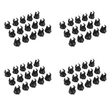 Aquecedor de AquáRio Ventosas Clipes de 33 mm de Diâmetro Suportes Braçadeiras para AcessóRios de Tanque de Peixes, Pacote de 60 Pretos