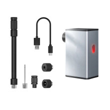 Universelle Fahrradreifenpumpe, Max. 100 PSI, Tragbare Elektrische Fahrradluftpumpe, Geräuscharm, Kompatibel mit Schrader-/Presta-Ventilen