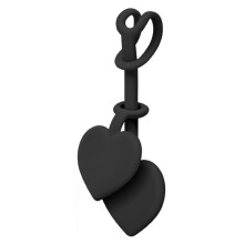 Hartvormige Magnetische Hoedclip, Verstelbare Siliconen Hoedhouder, Flexibele Multifunctionele Tashanger voor op Reis, Zwart
