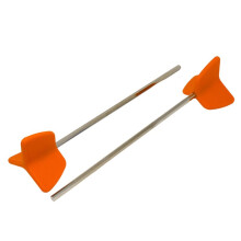 Mélangeur en Silicone pour Perceuse, Idéal pour la Peinture, L'Époxy, la Résine et Encore - Accessoire de Mélange Flexible, Antiadhésif et