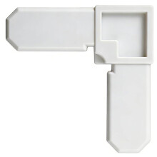 Paquete de 50 Esquinas para Marcos de Mosquitera MP7729 de 5/16 Pulg. X 3/4 Pulg. para Esquinas de Mosquiteras de Ventanas/Puertas