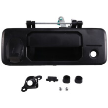 Car Tailgate Handle with Keyhole Hole 69090-0C090 for Tundra Tacoma Back Door Handle A