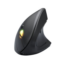 2.4GHz Wireless Vertical Ergonomic Mouse Rechargeable Mice DPI 800/1200/1600 for Laptop PC Desktop Black
