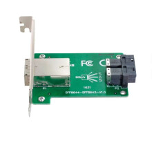 12G 2-Portars SFF-8644 Till SFF-8643 Expansionskort XIC4383
