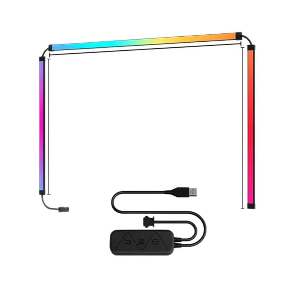 Ambient Tv Pc Display Sync Computer Monitor Back Rgb Led Strip Diy Game Atmosphere For 24 Inch Monitor Light 6031679568519