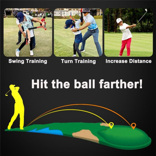 Trainer,  Swing Trainer Auxiliary Tool Swing Training Rod Indoor Practice Stick 1