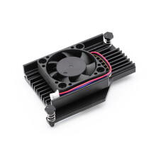 For Raspberry Pi5 Active Cooler with Large Size Cooling Fan and Thermal Conductive Silicone Pad for CPU Heat Dissipation