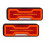 1 Pair Tail Light LED Rear Tail Light Combination 12V 24V Light for Trucks & Trailers Multi-Function 1