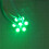 10PCS WS2812B 5050 RGB LED Ring Lamp with Integrated Drivers 7-Bit Single-Wire Control for  Raspberry Pi 3