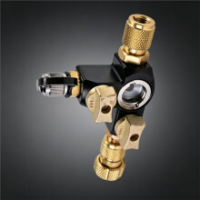 1/4 Inch HVAC Valve Core Removal Tool with Dual Valve Sight Glass for Air Conditioning