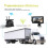 Monitor Automotivo com Tela IPS de 7 Polegadas, Câmera de Ré Solar Sem Fio com Ângulo Amplo e Controle Integrado BSD para o Carro. 9