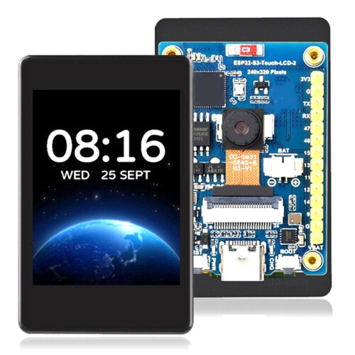 ESP32-S3 2inch IPS Capacitive Touchscreen Development Board 240x320 LCD Display 262k Color Support WiFi &