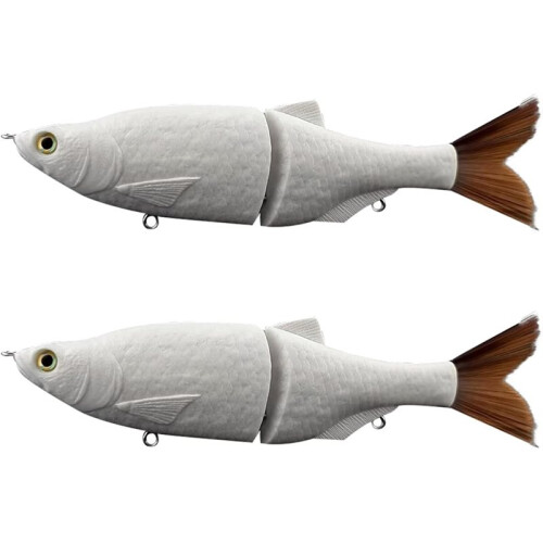 2 Stück Gleitköderdecke, Unbemalter Gleitköder, Schwimmköder-Set, Aus ABS-Material
