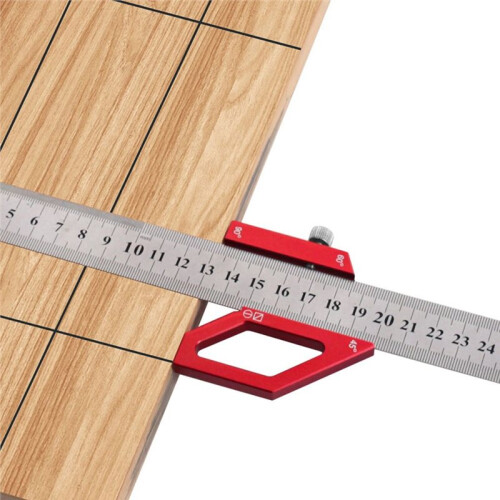 Multi-Angle Steel Ruler Positioning Block for Woodworking